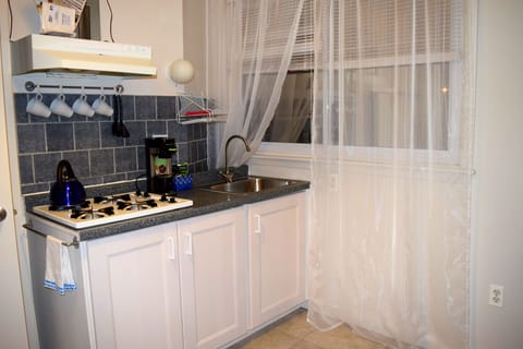 Business Studio | Private kitchenette | Full-size fridge, microwave, stovetop, coffee/tea maker