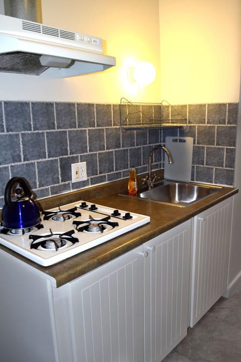 Classic Studio | Private kitchenette | Full-size fridge, microwave, stovetop, coffee/tea maker