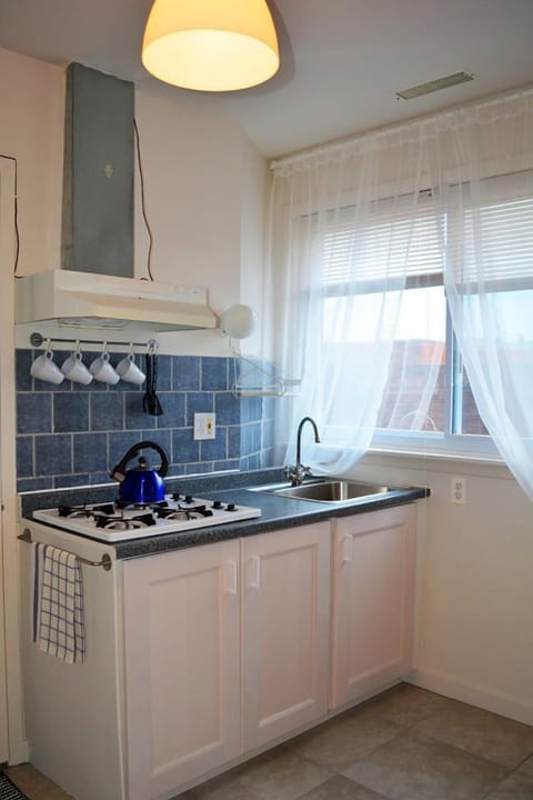 Business Studio | Private kitchenette | Full-size fridge, microwave, stovetop, coffee/tea maker