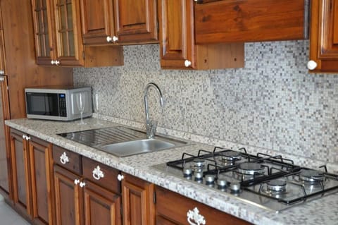 Apartment, 3 Bedrooms, Accessible, Balcony | Private kitchen