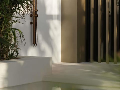 One Bedroom Beach Suite with Private Pool | Premium bedding, down comforters, minibar, in-room safe