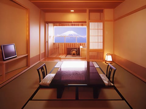 Japanese Twin Room with Open Air Bath,  (Mt.Fuji View) | Mountain view