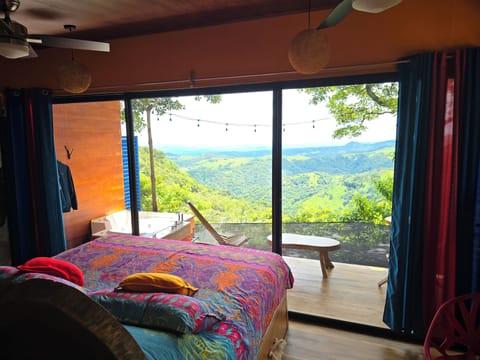 Panoramic Cabin, Bathtub, Mountain View | Hypo-allergenic bedding, individually furnished, desk, free WiFi