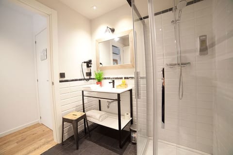 Bathroom | Shower, free toiletries, hair dryer, towels