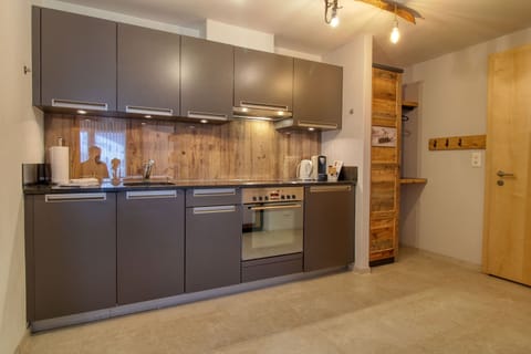 Apartment, 2 Twin Beds, Terrace | Private kitchen | Full-size fridge, oven, stovetop, dishwasher