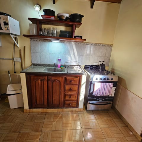 Deluxe Bungalow (10 people) | Private kitchen | Full-size fridge, microwave, oven, stovetop