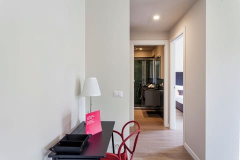 Apartment, Balcony, City View | Living area | 35-inch TV with digital channels