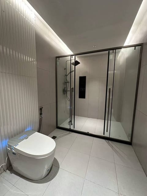 Business Room | Bathroom | Shower, hydromassage showerhead, free toiletries, hair dryer