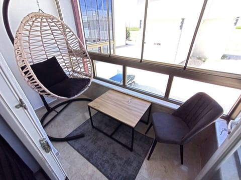 Economy Apartment, Smoking, City View | Terrace/patio