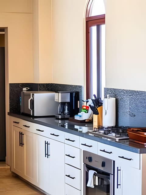 Premium Apartment | Private kitchen | Full-size fridge, microwave, oven, stovetop