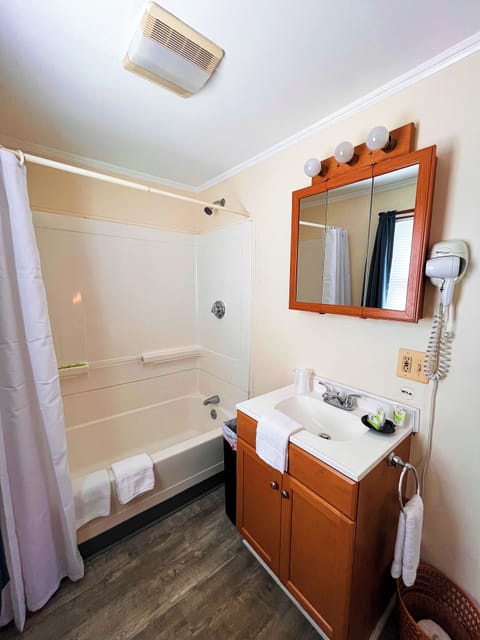 Premium Studio Suite | Bathroom | Shower, hair dryer, towels, soap