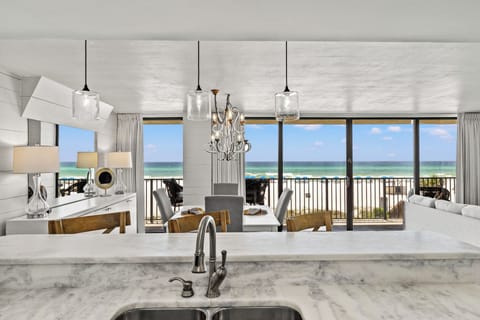 "Sunset Suite" - 2 Bedroom 2 Bath Beachfront Condo | Private kitchen | Microwave, toaster