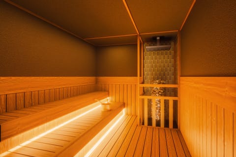 Sauna, spa tub