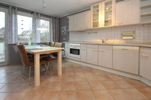 Apartment | Private kitchen | Electric kettle, toaster, highchair