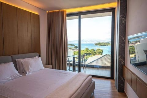 Deluxe Triple Room with Balcony and Sea View | View from room