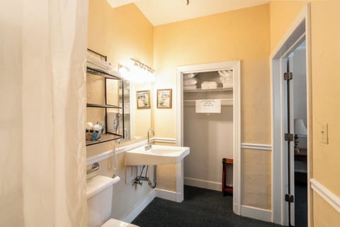 Standard Suite | Bathroom | Hair dryer, towels, soap, shampoo