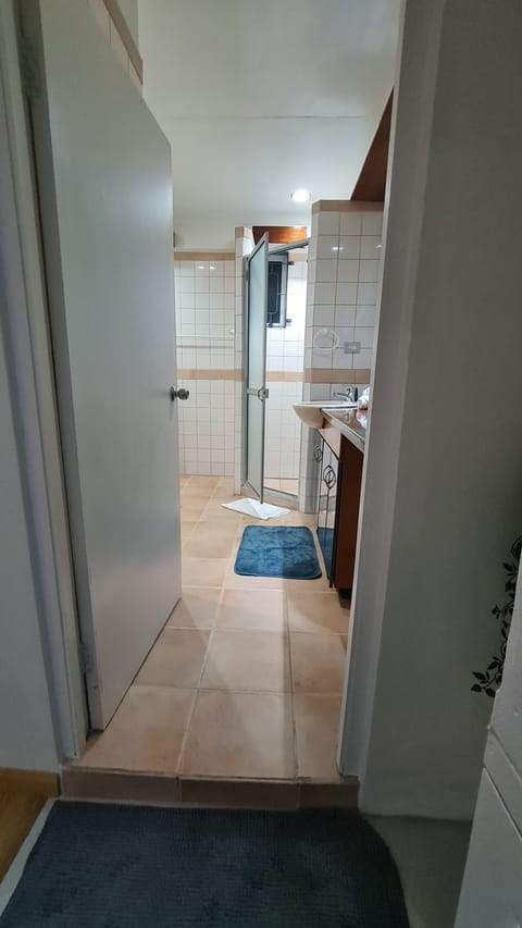 Family Apartment, 3 Bedrooms, Pool Access, Ground Floor | Bathroom | Shower, free toiletries, hair dryer, bidet