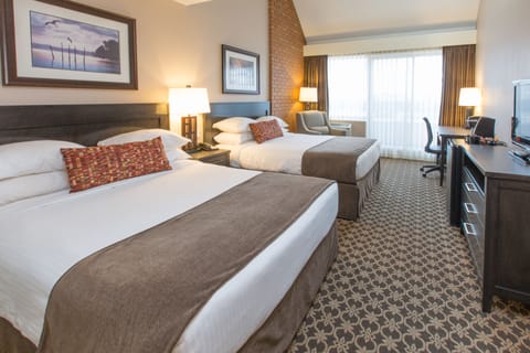 Family Suite, 2 Queen Beds | In-room safe, desk, blackout drapes, iron/ironing board