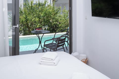 Superior Double or Twin Room, Pool View, Poolside | Terrace/patio