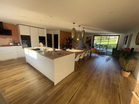 Suite Double 1 | Private kitchen | Full-size fridge, microwave, oven, stovetop