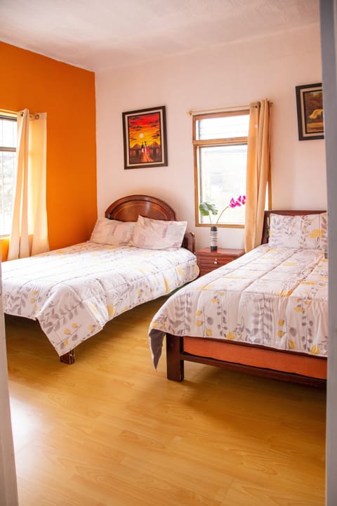 Basic Double Room, 2 Double Beds, Shared Bathroom | Hypo-allergenic bedding, free WiFi, bed sheets