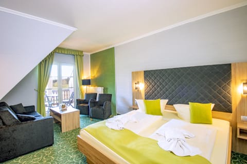 Double Room, Balcony | Premium bedding, pillowtop beds, individually decorated