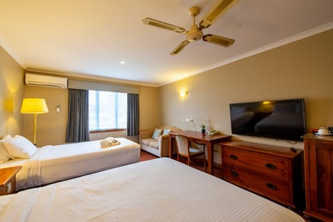 Deluxe Twin Room | Minibar, desk, iron/ironing board, rollaway beds