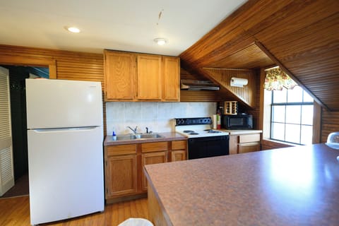 Junior Cabin, 1 Bedroom, Lake View | Private kitchen | Microwave, coffee/tea maker, paper towels