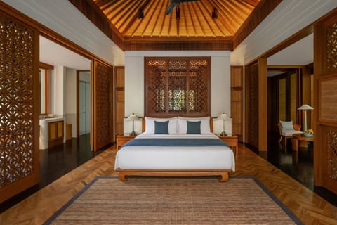 Villa, 1 Bedroom, Private Pool, Beachfront (Beachfront) | Premium bedding, minibar, in-room safe, desk