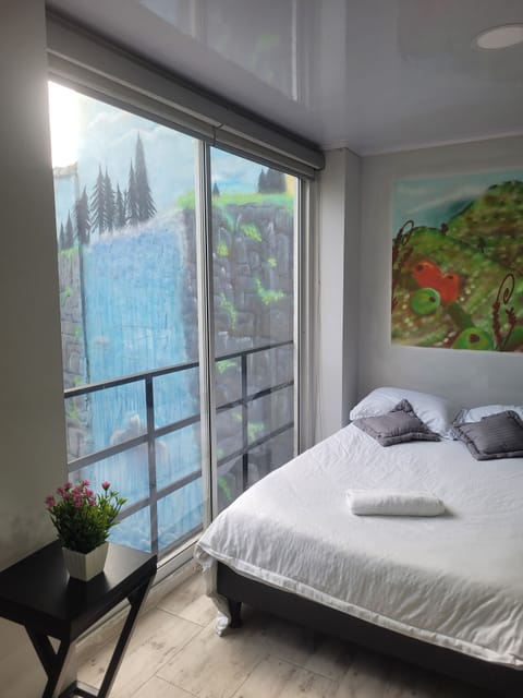 Studio, Mountain View (Private Back semi Balcony) | Desk, laptop workspace, free WiFi