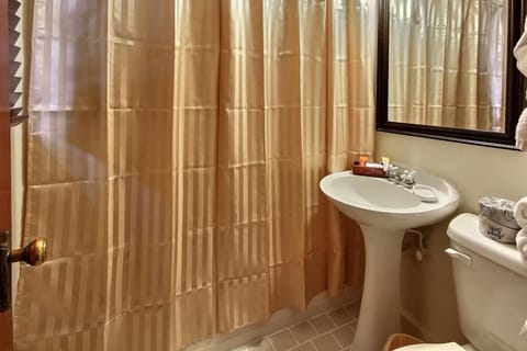 Standard Single Room | Bathroom | Hair dryer, towels, soap, shampoo