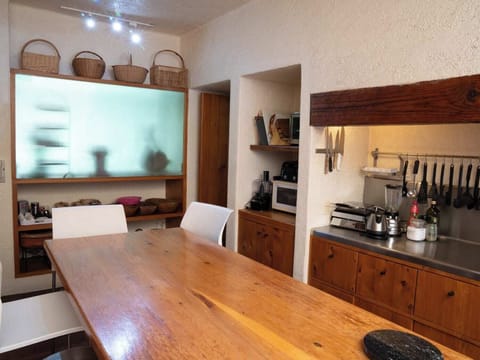 Shared fridge, microwave, coffee/tea maker