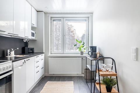 Comfort Apartment | Private kitchen | Coffee/tea maker, electric kettle