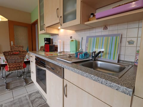Apartment | Private kitchen | Electric kettle, highchair
