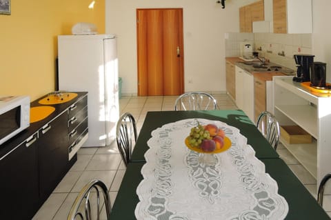 Apartment | Private kitchen | Electric kettle, toaster, highchair