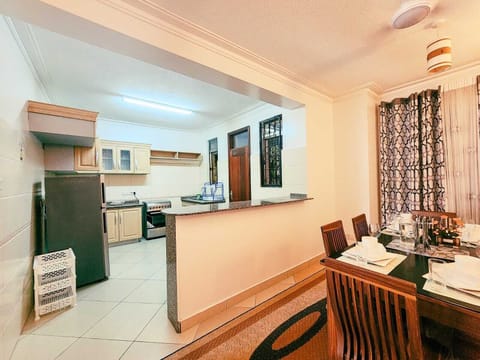 Luxury Apartment, Balcony, City View | Private kitchen | Fridge, microwave, cookware/dishes/utensils