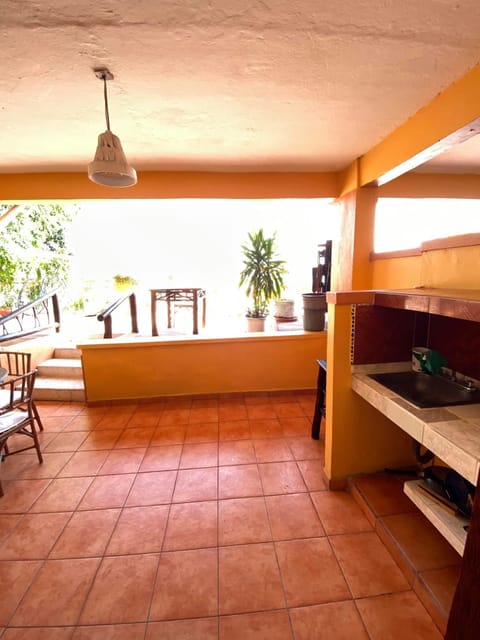 Standard Double Room, Balcony, Ocean View | Private kitchen
