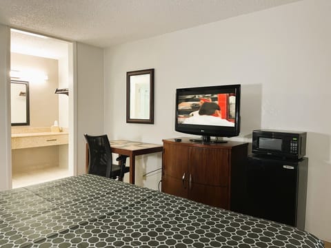 Deluxe Room, 2 Queen Beds | Desk, laptop workspace, blackout drapes, soundproofing