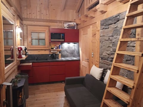 Premium Chalet, 1 Bedroom | Private kitchen | Fridge, microwave, oven, coffee/tea maker