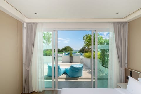 Presidential Suite, 2 Bedrooms, Balcony, Sea View | Terrace/patio