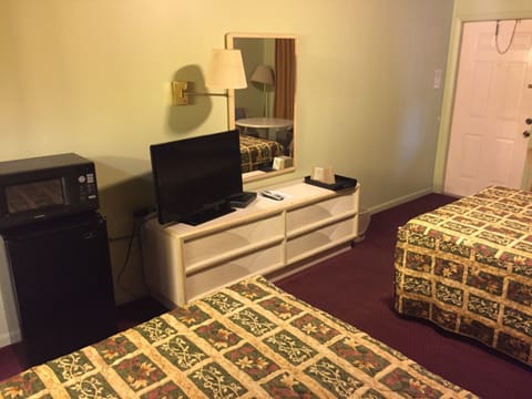 Double Room, 2 Double Beds, Non Smoking | Free WiFi, bed sheets