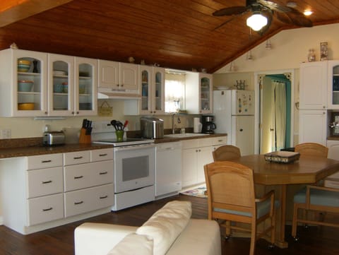 Cottage, 1 Bedroom, Kitchen, Not Pet Friendly | Private kitchen | Fridge, microwave, stovetop, coffee/tea maker