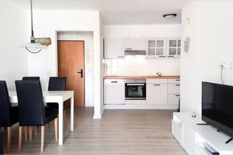 Apartment | Private kitchen | Electric kettle, toaster, highchair