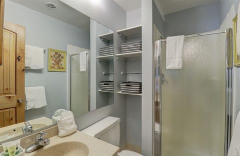 Condo, 1 Bedroom | Bathroom | Towels, shampoo