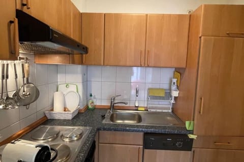 Apartment | Private kitchen | Electric kettle, toaster, highchair