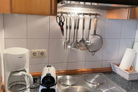 Apartment | Private kitchen | Electric kettle, toaster, highchair