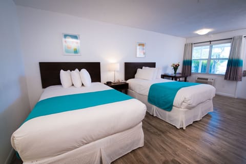 Standard Double Room, 2 Double Beds, Accessible | Premium bedding, free WiFi, bed sheets, wheelchair access