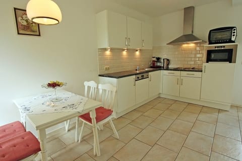 Microwave, oven, dishwasher, coffee/tea maker