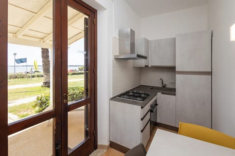 Apartment, 2 Bedrooms, Sea View (Bilocale) | Private kitchen | Fridge