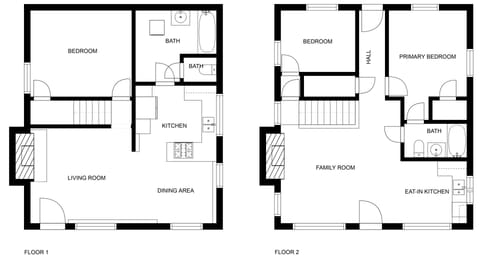 House, Multiple Beds, Patio, Mountain View | Floor plan